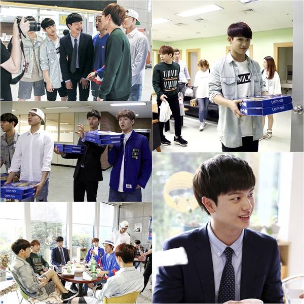 BTOB members failed surprise visit on Who Are You: School 2015 set HIS HYUNGS ARE HIS BIGGEST FANBOYS