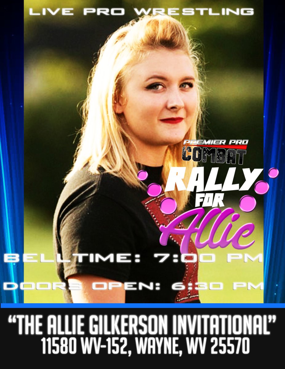 PremCombatPro's tweet image. Ladies and gentlemen, on November 4th we come together to help out a strong young girl. . #IndyWrestling #RallyForAllie