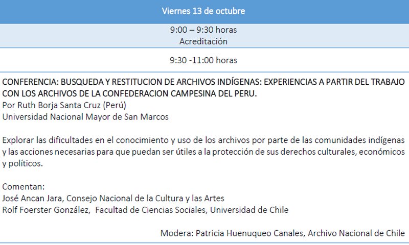 ANdeChile's tweet photo. #SeminarioInternacional2017 #ArchivosDDHH #90AñosANdeChile
Comenzamos la jornada de hoy
@dibam_cl
@UNMSM_
@consejocultura
@facsouchile https://t.co/bNjUFtDE28