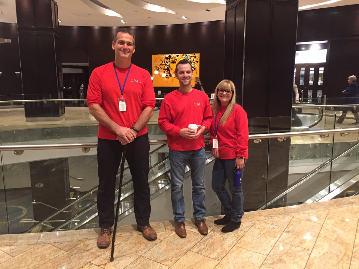 From the tallest to the smallest... #BOLTT17 has the best volunteers! #elearning