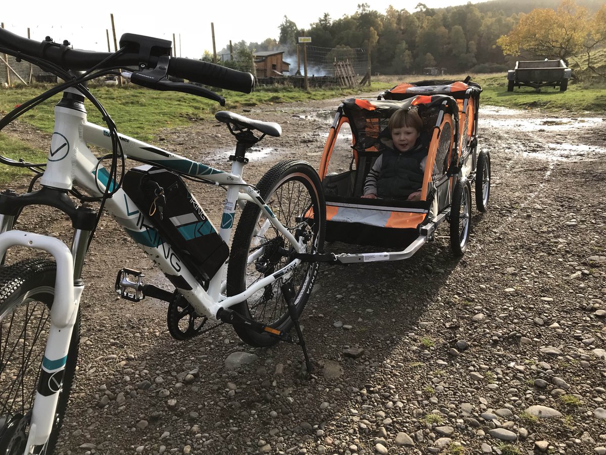 shielingproject's tweet photo. Testing transport for the wee ones at our Summerlings Outdoor Nursery. Opening in two weeks! #electricbiketrain #zoom #summerlings https://t.co/uwrDF7cjqm