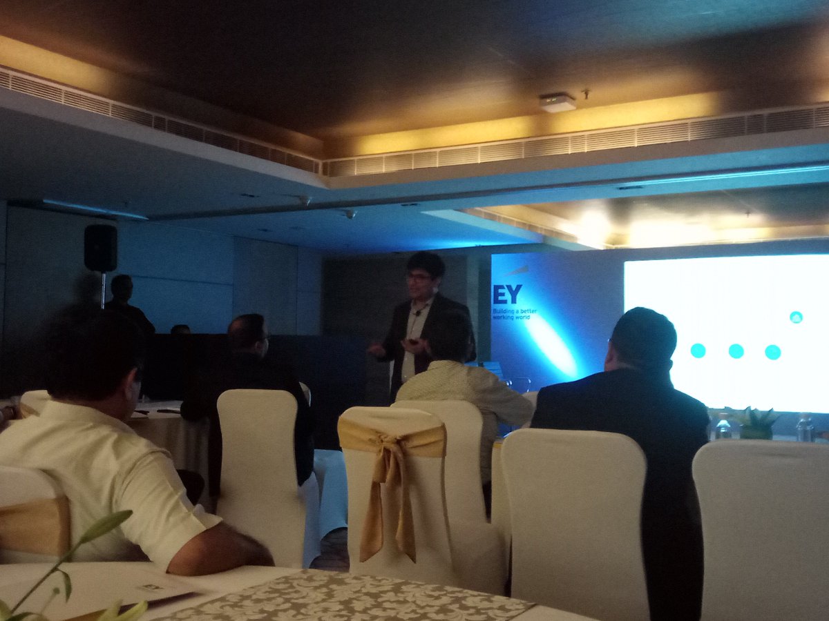 EY_India's tweet photo. Advanced #analytics can help retain customers and sustain businesses: @KabirShakir at #EYCFOForum #Digital @MicrosoftIndia https://t.co/NEQxWt2CGf