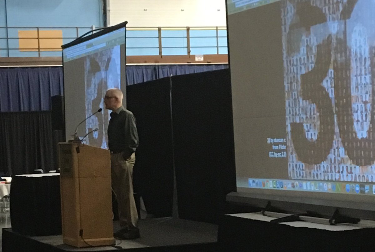 andrewtwallace's tweet photo. @rushtonh urges us to strive to create the "powerfully meaningful" learning experience and opportunities for our students. #actem17 https://t.co/plXDJnZD2F
