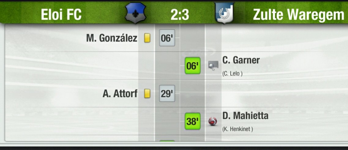 ZulteWaregemSV's tweet photo. Round 25 Ligue1: Eloi FC 2-3 Zulte Waregem. ✌👏 https://t.co/U0eGA4ANii