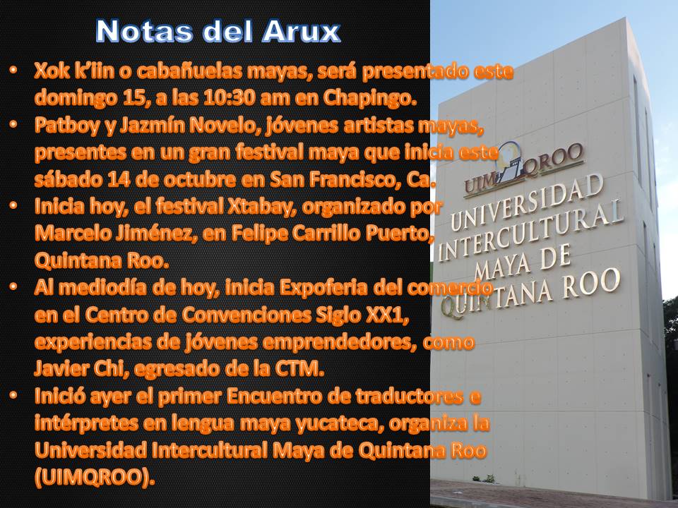Aruxduende's tweet photo. Noticias #mayas, en los idiomas mayas y español, después de las 8 am de hoy en #radioXepet, #rapmaya #cabañuelasmayas #Uimqroo Úuyon https://t.co/ipwNYMyB3U