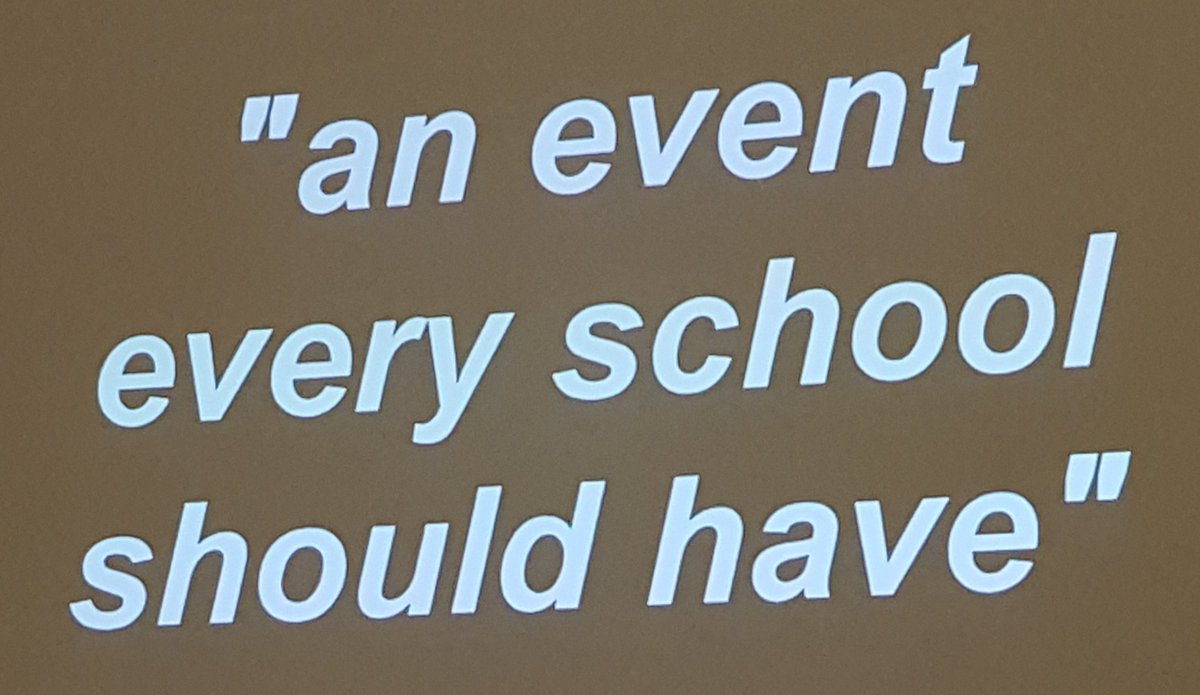 debwhite's tweet photo. What do you have going on at your school that is this? 👇 @rushtonh #ACTEM17 https://t.co/0SAwEC4Y7D