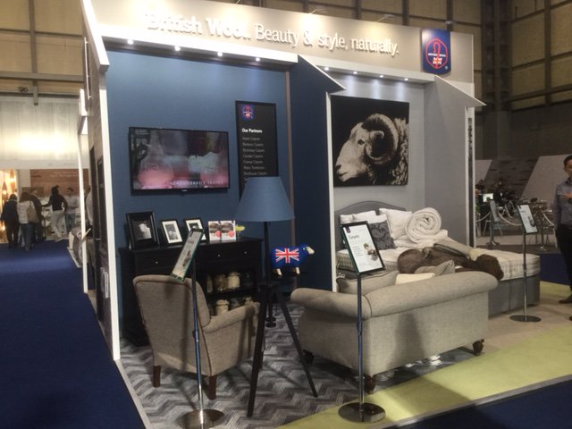 UlsterCarpets's tweet photo. Our Fusion features on the @BritishWool stand at @GDLive_UK , don't forget to check out their stand! #woolweek #woolflooring https://t.co/GSmB53Gomw