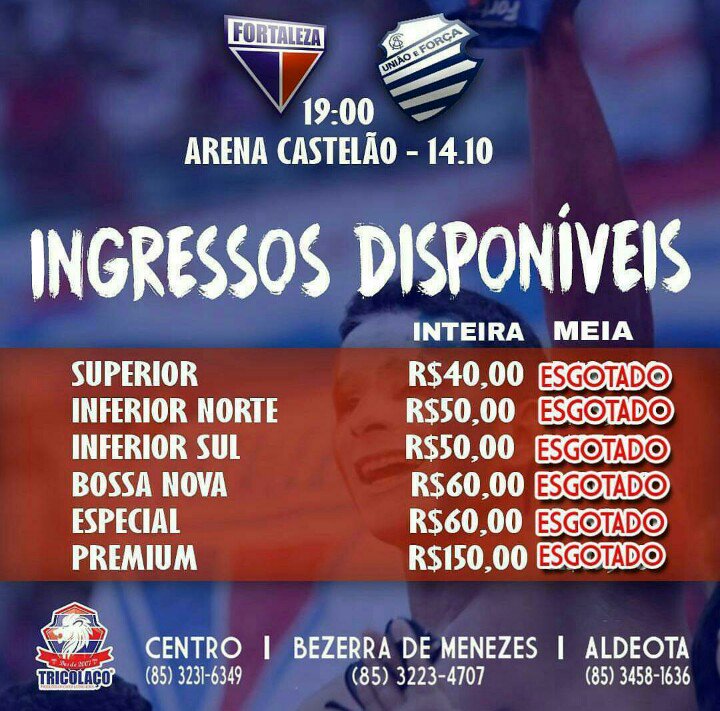 🇫🇷🏆💪Ingressos se esgotando... avia tricolor! #RumoAoTítulo #megamosaico #SejaSócio