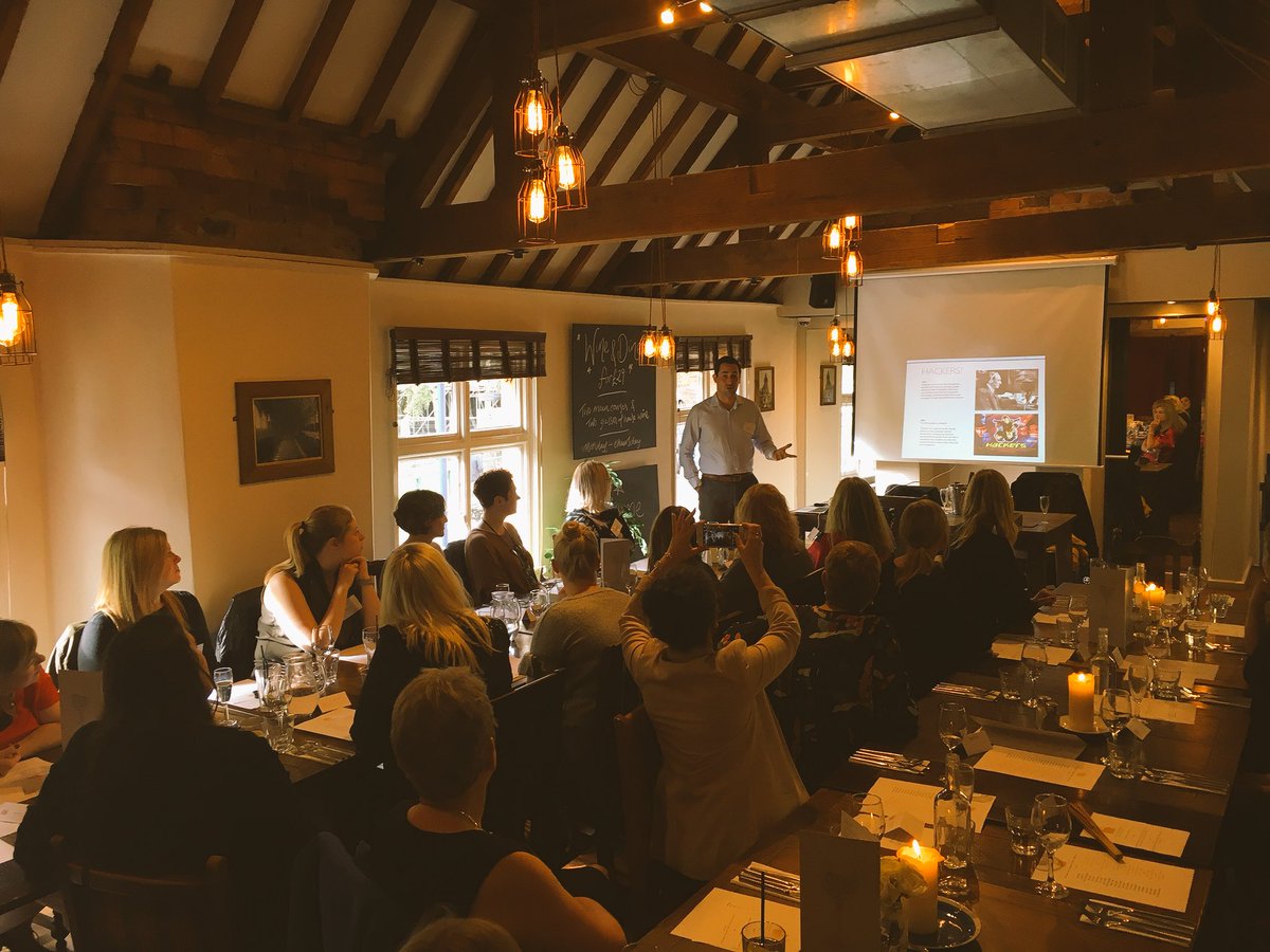 maberarchitects's tweet photo. Introducing @KarinaConnolly3 @morgansindallci to the Autumn @NottsWIC lunch with @SeanPriceUK giving advice on GDPR &amp; #CyberSecurity https://t.co/9bX24gpYNc