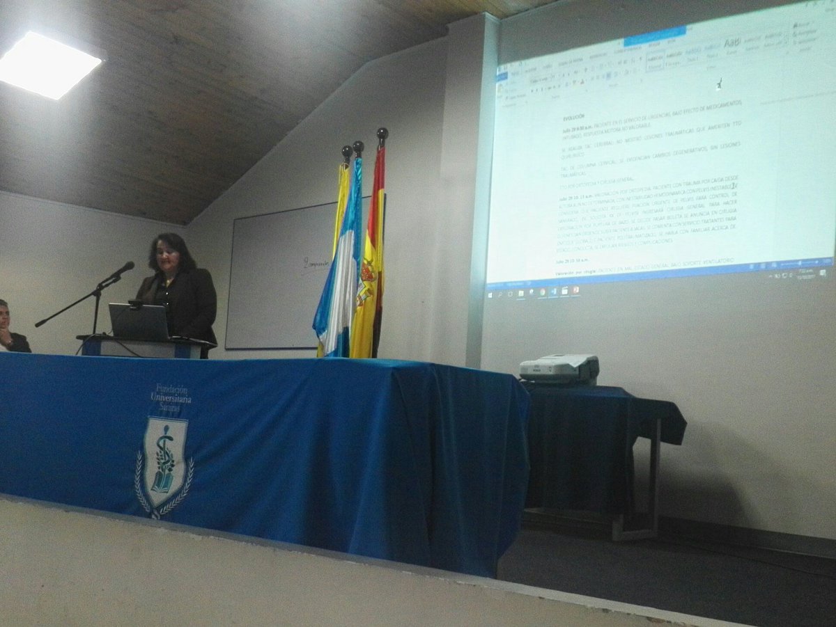 MabelRoc100's tweet photo. #VCASOMIAFUS Lectura del caso, fundamento de la V Jornada Académica https://t.co/xvVibqGNyu