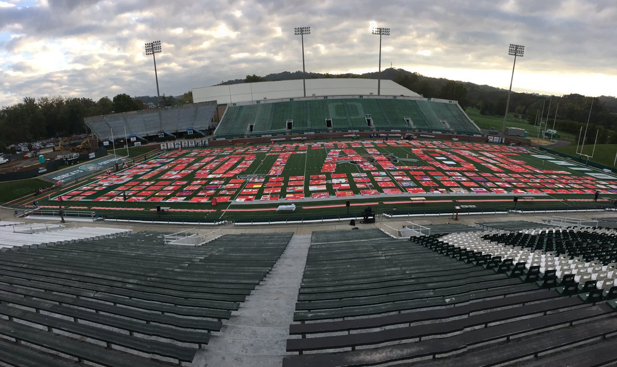 imhnb's tweet photo. Just some quick views from the morning set up for the monument quilt @UpsettingRape @OUWomensCenter @OUSAP https://t.co/y1I1jfOnXu