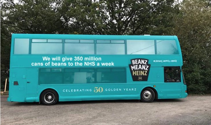 WeFixYourAdvert's tweet photo. To mark 50 years of Heinz, they've made this weird bus. https://t.co/S8TZiyUeX4