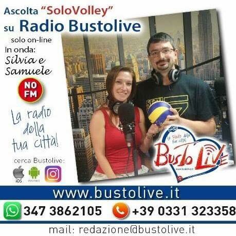 SoloVolley_RBL's tweet photo. Stasera torna #Solovolley su #radio #bustolive. Dalle ore 20.30 con Silvia e Sam tanta #pallavolo e tanta #musica! https://t.co/9H6KMuYruc https://t.co/Isp6A8fRag