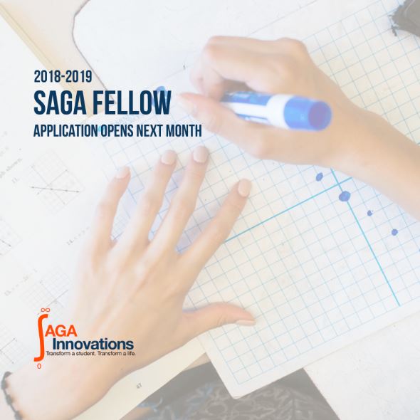 SagaEducation's tweet photo. MARK YOUR CALENDAR: The 2018-2019 #SAGAFellow application opens November 1st! https://t.co/8gjAFeXtLN