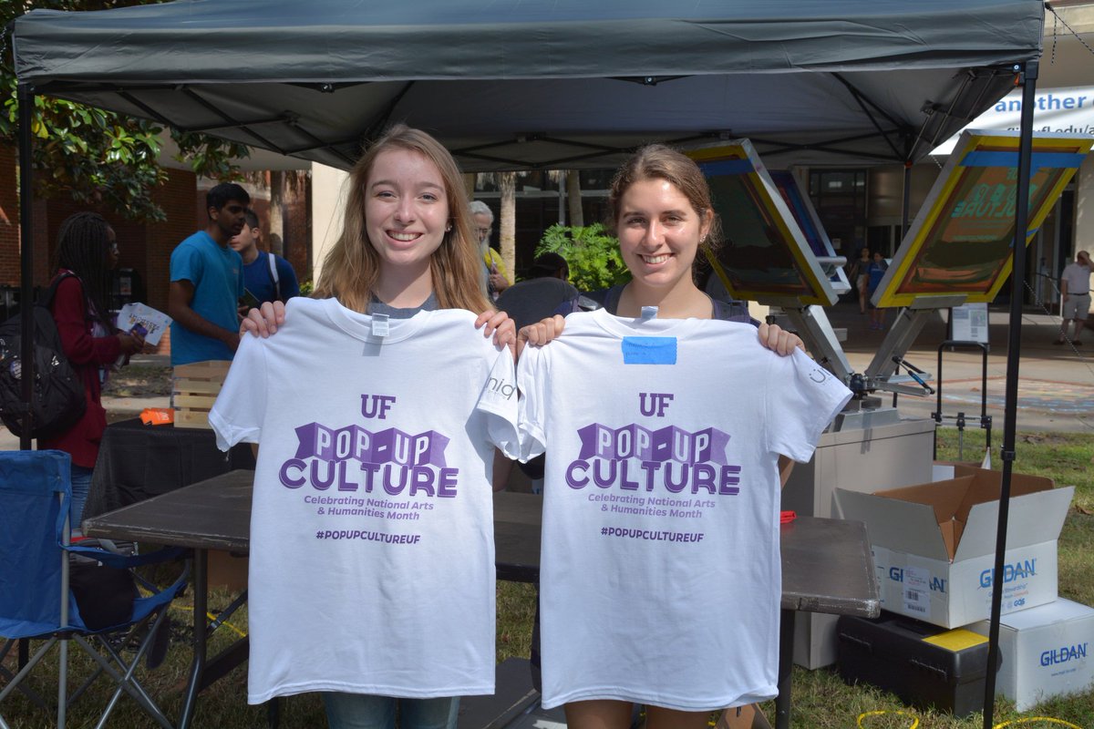 UFCOTA's tweet photo. Good morning, #CreativeGators! Celebrate #NAHM at #PopUpCultureUF today, 10 am - 2 pm, in #UF Plaza of the Americas: https://t.co/ZgZVX9Yxz5 https://t.co/aOy9q7R3WD