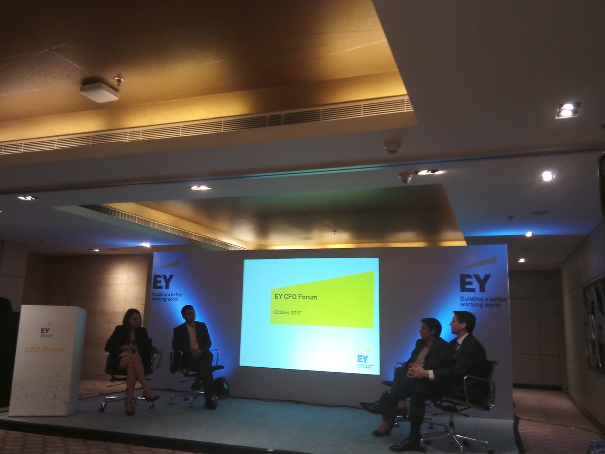 EY_India's tweet photo. #Technology is decomposing everything into a set if rules: Nikhil Sharma, Advisory Partner, EY India #EYCFOForum #Digital #CFO https://t.co/C8lFONCgCC