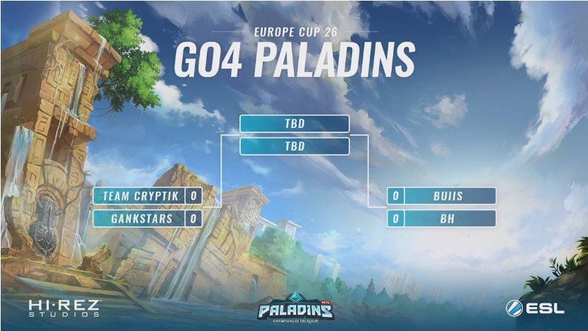 Watch now live on esl.gg/2yIMWZA the #Go4Paladins Europe cup 26 Semi Finals &amp; Final. esl.gg/go4paladins26