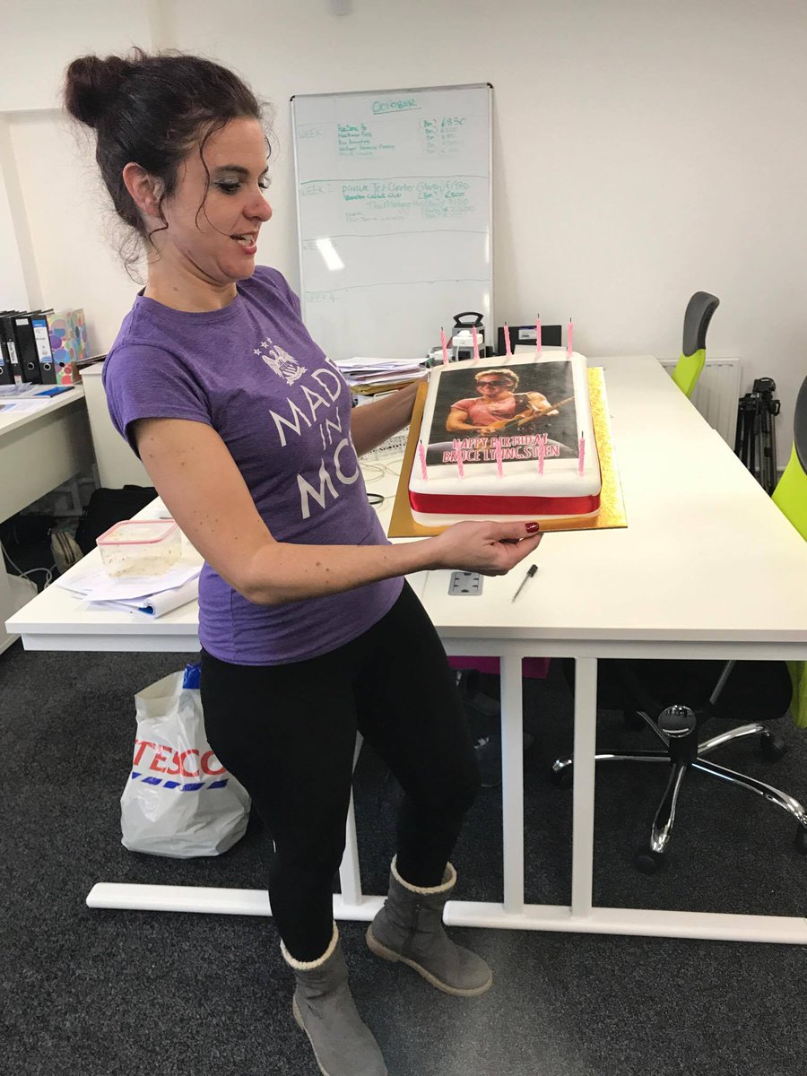 digitalmediatm's tweet photo. It's Lynn's birthday tomorrow, and she's decided to tackle the #HellRun AND a Half Marathon! https://t.co/11dSDgrq3D