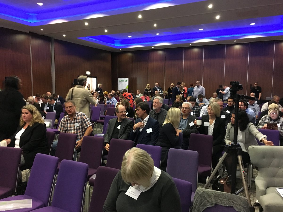 high_growth's tweet photo. Attendees are returning to their seats after lunch as @TamieAdaya prepares to take to the stage at the #HighGrowthSummit #HGS17 #D2N2 https://t.co/klwZCcdoTR