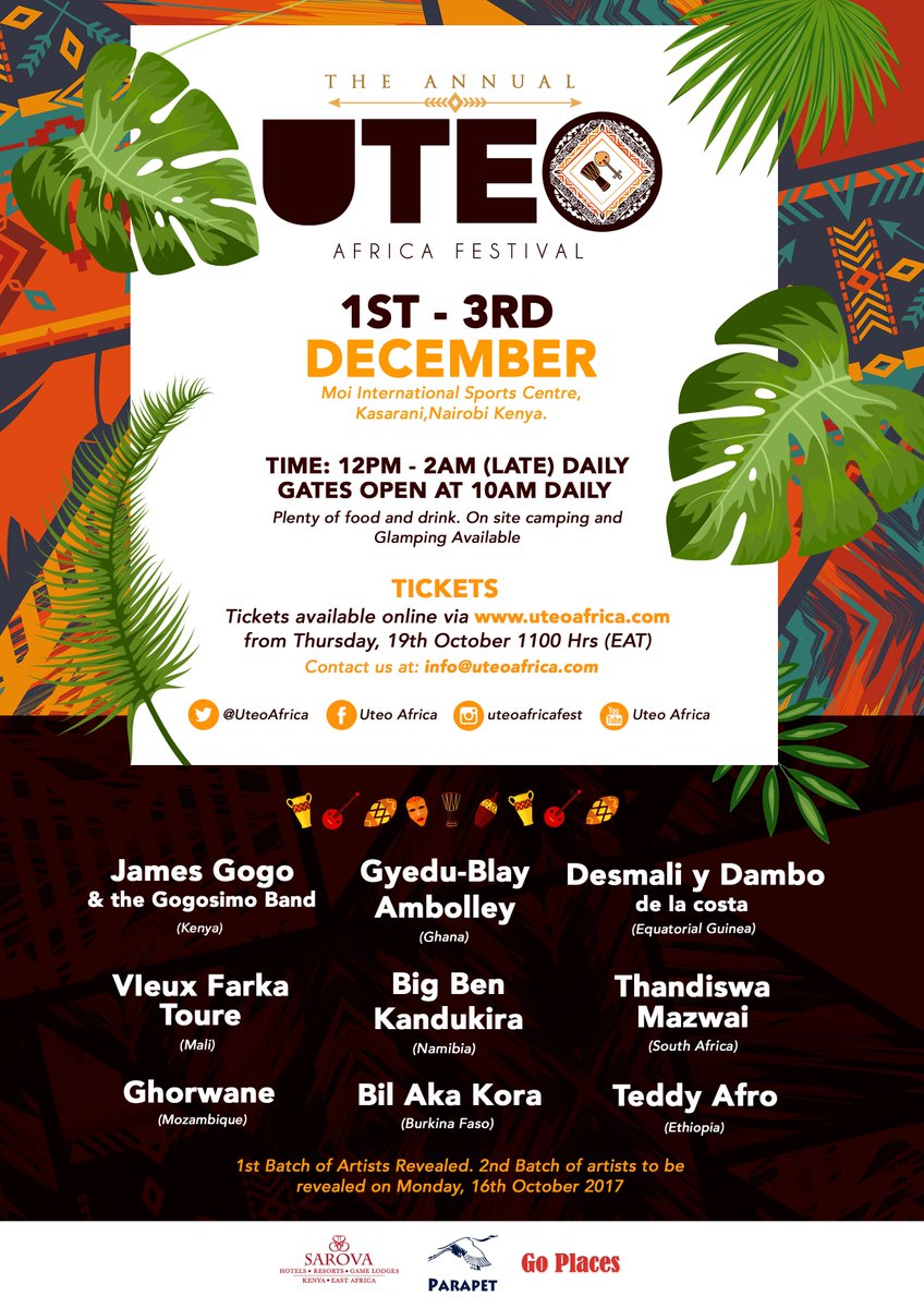 Uteo Africa (@uteoafrica) on Twitter photo 1st Reveal :-) @TeddyAfroMusic <a href="/JamesGogosimo/">James Gogosimo</a> <a href="/GyeduBlay/">Gyedu-Blay Ambolley</a> <a href="/BilAkaKora/">Miquel</a> @DesmaliyDambo <a href="/ghorwane/">ghorwane</a> @nam_bigben <a href="/thandiswamazwai/">Thandiswa Mazwai</a> <a href="/Vieuxfarkatoure/">Vieux Farka Touré</a> 1st Reveal :-) @TeddyAfroMusic <a href="/JamesGogosimo/">James Gogosimo</a> <a href="/GyeduBlay/">Gyedu-Blay Ambolley</a> <a href="/BilAkaKora/">Miquel</a> @DesmaliyDambo <a href="/ghorwane/">ghorwane</a> @nam_bigben <a href="/thandiswamazwai/">Thandiswa Mazwai</a> <a href="/Vieuxfarkatoure/">Vieux Farka Touré</a>
