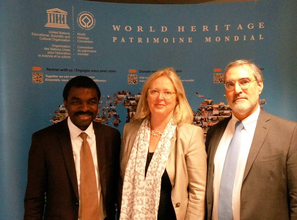 mechtildrossler's tweet photo. Meeting with team who prepared MoU UNESCO-ICCROM after signatures by both Director Generals today! Well done! https://t.co/cI6UU2i5hi