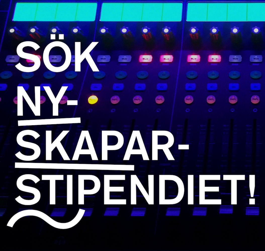 SKAPNEWS's tweet photo. Ny musikskapare? Sök Nyskaparstipendiet! SKAP delar ut, 10 000 kr, varje månad. Här kan man läsa mer: https://t.co/KH0AZ1bp6u https://t.co/lF9SaouudE