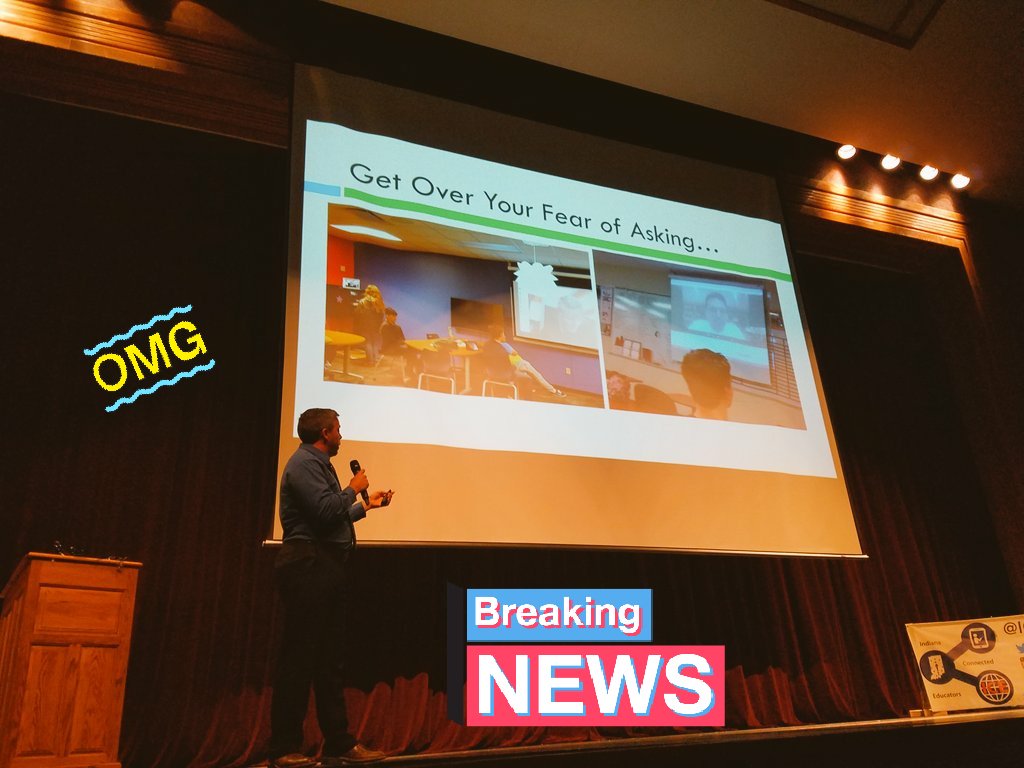 TechTeamAHS's tweet photo. We shouldn't be afraid to ask!!!  @DonWettrick @iceindiana #ICEindiana #hsdlead https://t.co/O2Ry6DgV42