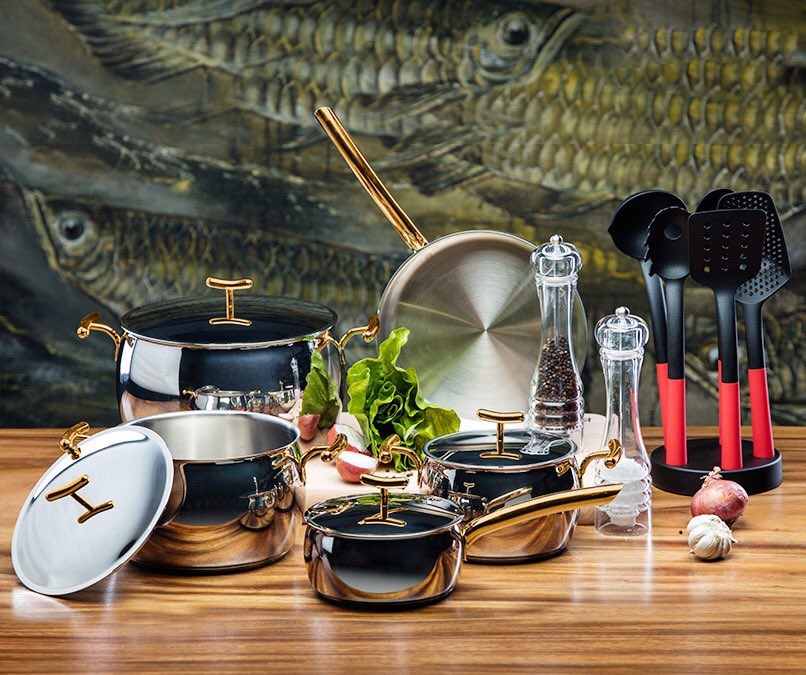 JashanmalBH's tweet photo. Prepare a scrumptious meal with the help of the exquisite Yumi Gold Cookware set from #SILAMPOS.
#Silamposcookware #cookware #kitchenware #cookingutensils #cooking #homecooking #lifestyle #bahrain https://t.co/uLElxJsEdg