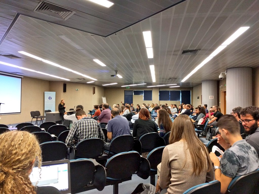 rafajido's tweet photo. Artemis Hatzigeorgiou closing #HSCBB 2017 and introducing next year #ECCB in Athens https://t.co/hc2VPZEc8U