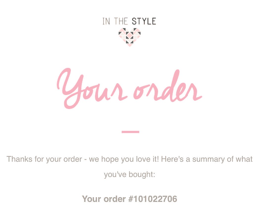 RebeccaLace2's tweet photo. Come to meeee 🙆🏻 @inthestyleUK #inthestyle why do I choose to order on a Friday... only down side to weekends. 😓 #workingdays https://t.co/kU6lpctszA