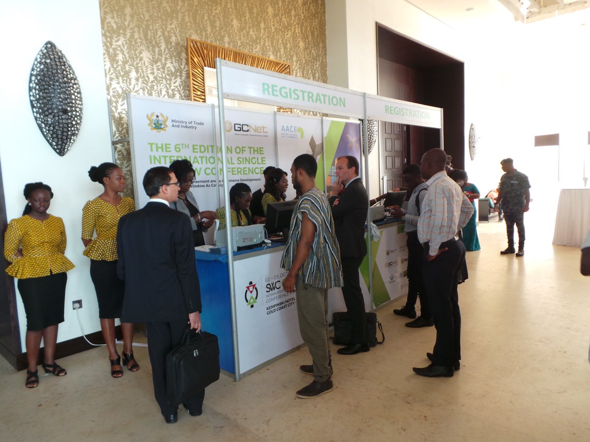 ISWConference's tweet image. @ISWConference : Visit of the Ghanian Deputy  Ministry for Trade M. Carlos Ahenkorah  at the @AAEC_AFRICAN stand