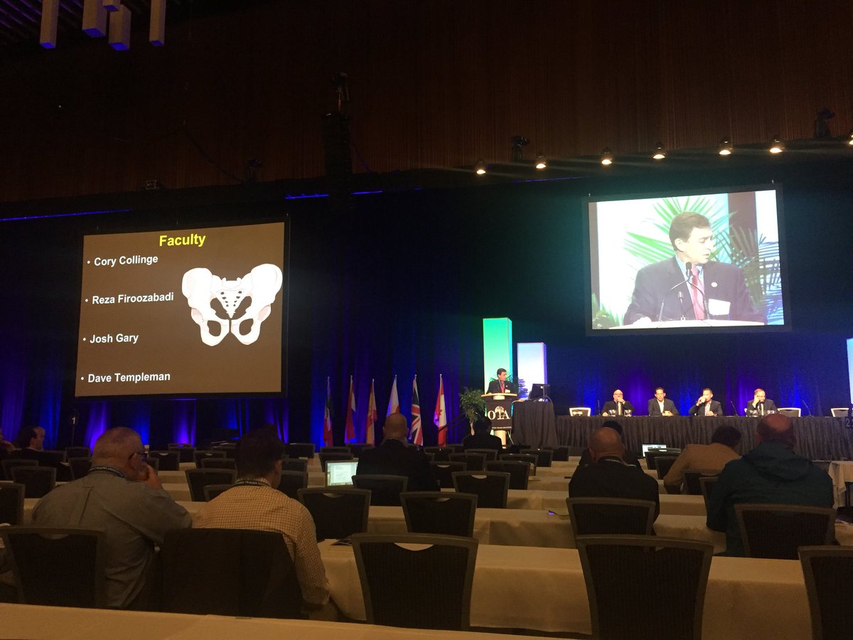 Good start in the day with pelvis and acetabular fracture mini symposium at OTA #ota2017