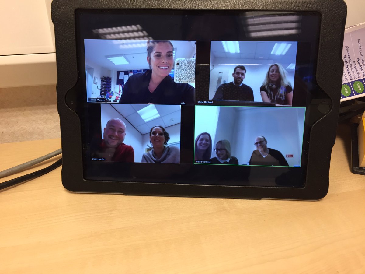 RachelFromWashy's tweet photo. Another fab interactive digital session through Zoom on the iPads this morning- this time with north district MC's @NBSNINE 👍🏼 https://t.co/eb0fLcOAEL