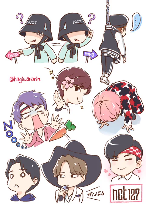 イリチルでSD練習してた #NCTFanart #NCT127 