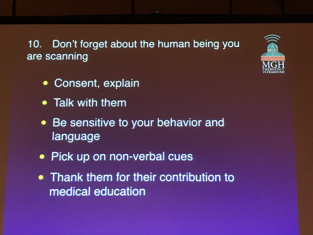 Andrew Liteplo’s tips on learning ultrasound - remember the patient!
#WCUME17 #FOAMus