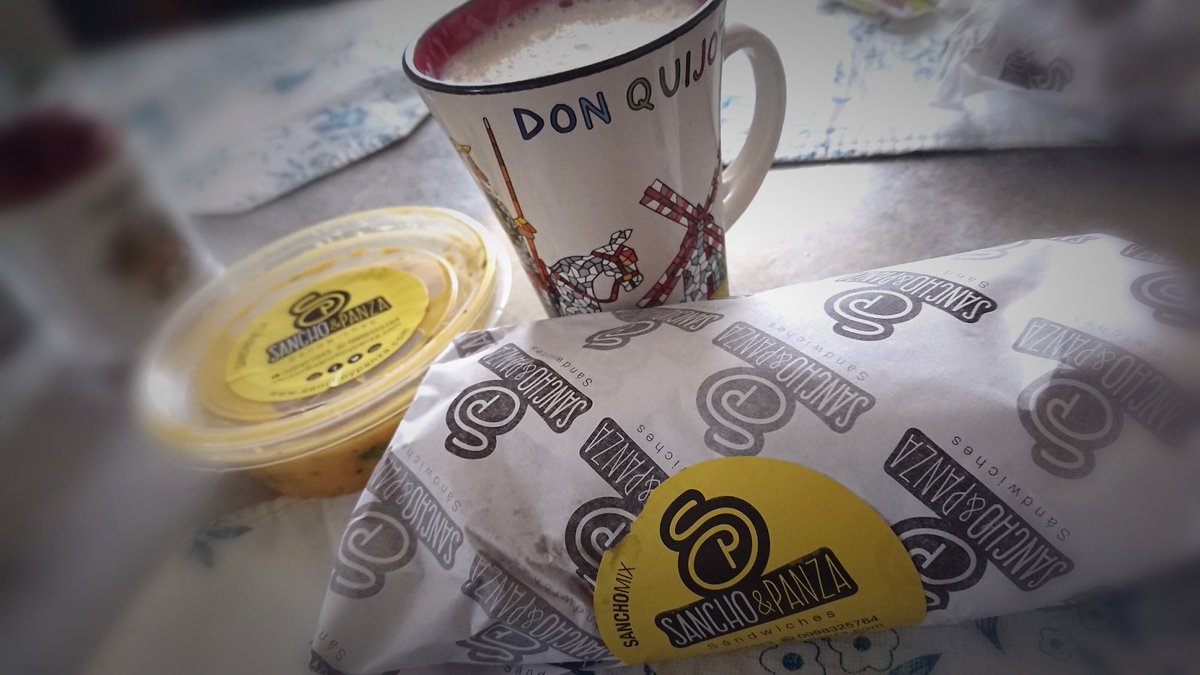 Desayuno "Cervantes" #DonQuijote y <a href="/sanchoypanzas/">Sancho&Panza</a> ... Rich! 👌👌👌