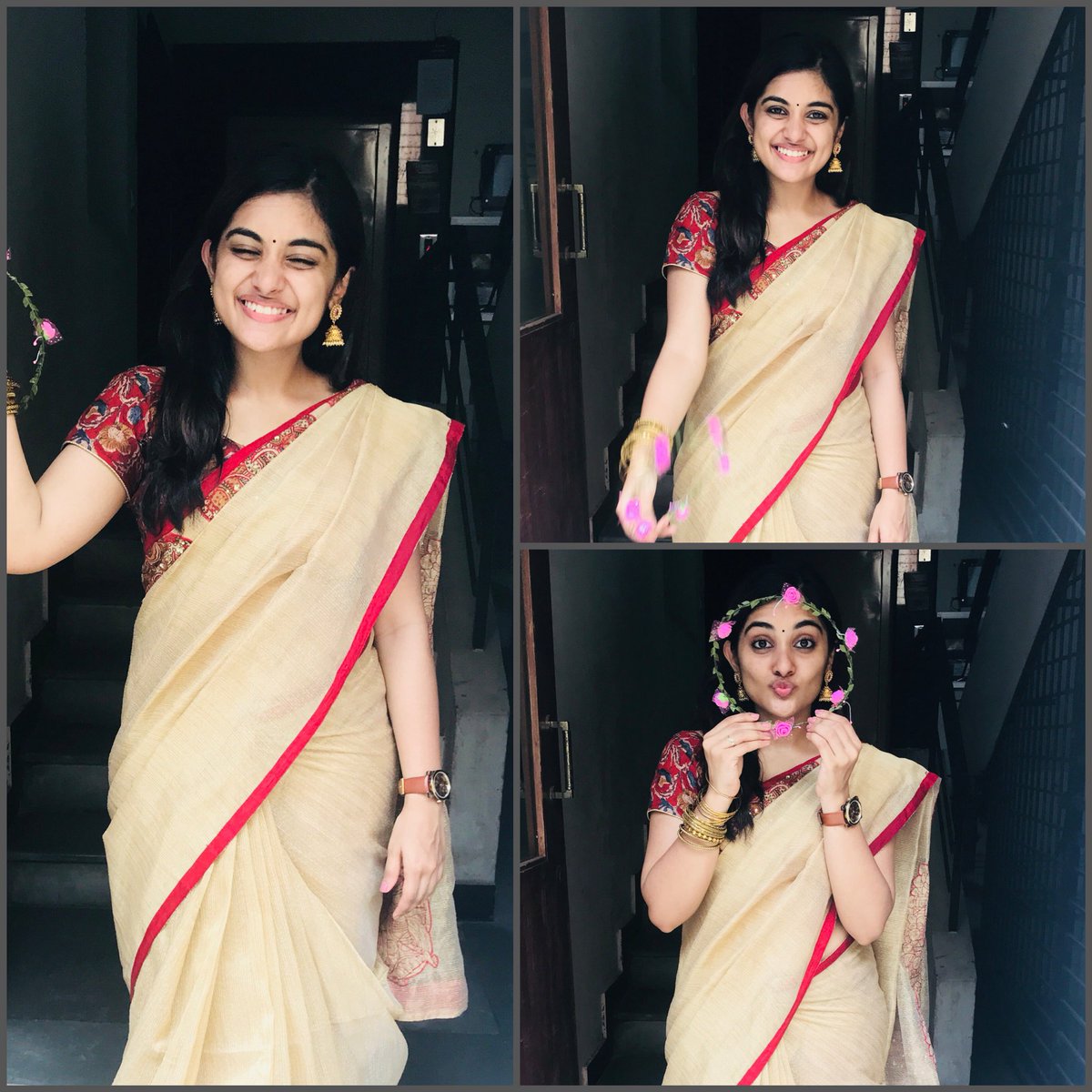 i_nivethathomas's tweet photo. Sarees speak :) https://t.co/d3IsIAEHgy
