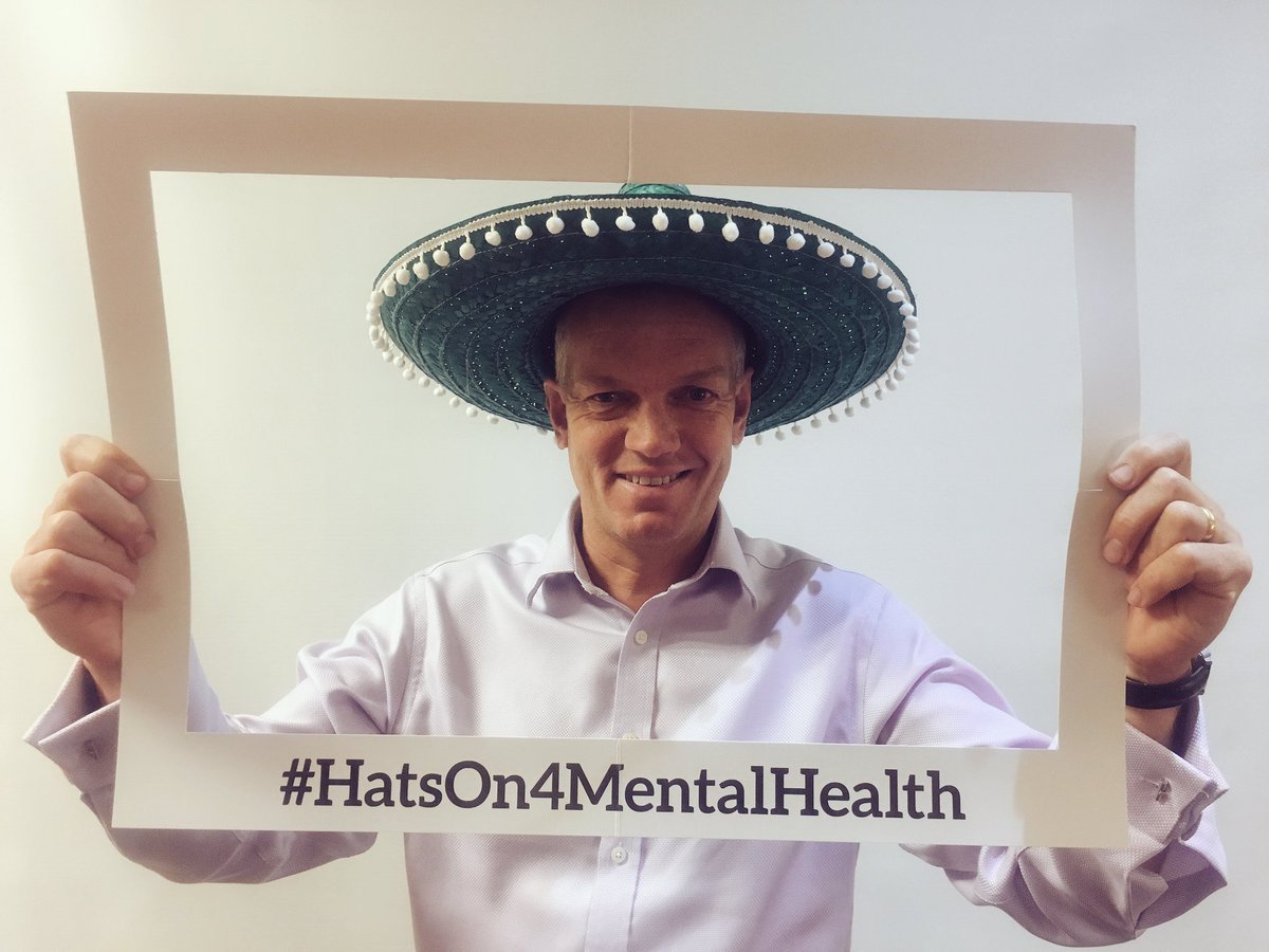 JLRBIKE's tweet photo. Andrew's team are supporting @BenSupport4Auto #Hatson4MentalHealth today raising awareness of mental health https://t.co/ymNIF4XfxU