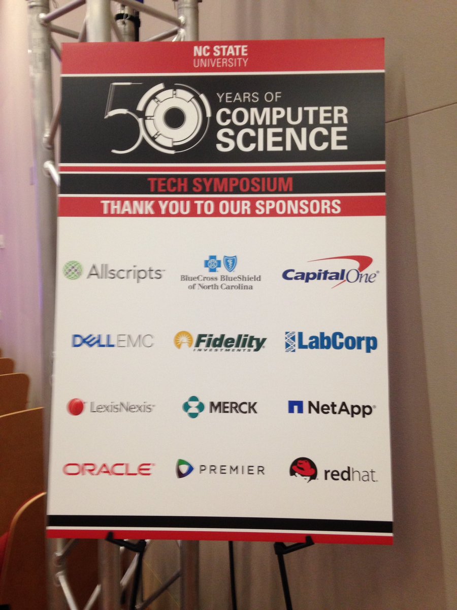 DebStokes_'s tweet photo. 50 years of excellence in computer science #NCSU #DELLEMC sponsor https://t.co/PokfYgaPku