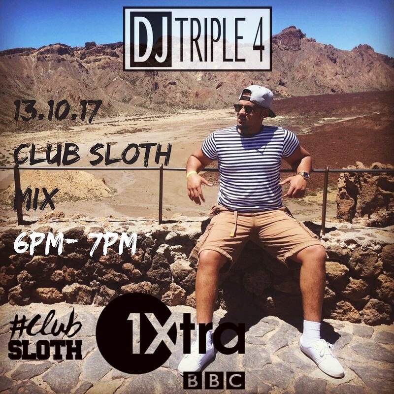 djtriple4_uk's tweet photo. Make sure you all tune in tonight for my guest mix from 6pm on BBC 1xtra @bbc1x @CharlieSloth show for #clubsloth. Love 🙏❤ https://t.co/WNB4A7PRbB