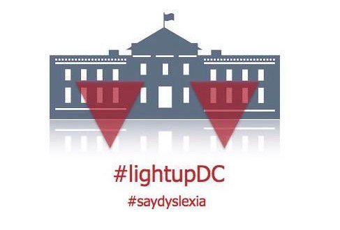 DyslexiaToday's tweet photo. Light Up The Whitehouse RED #SayDyslexia @POTUS @WhiteHouse @LamarSmithTX21 @HouseScience @BillCassidy @AMEERBARAKA https://t.co/GfOJqbS9SK