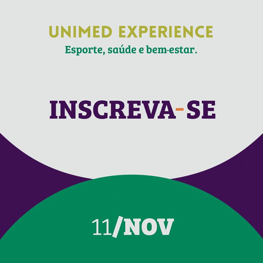 unimedriopreto's tweet photo. Inscrições abertas! Garanta a sua pelo link: https://t.co/O4fljqn92Q #UnimedExperience #CorrePraVer https://t.co/n93r0XhH2Z