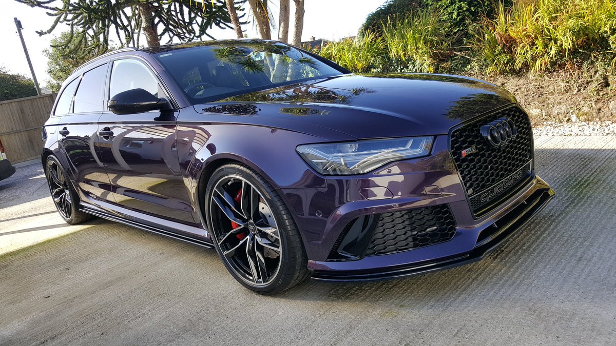 PlatDetailSW's tweet image. Audi RS6 - stunning colour, running approx 720BHP, sounds epic! Completed yesterday in Cornwall.