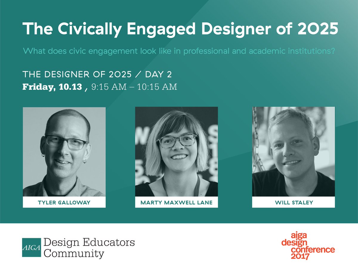 aigadec's tweet photo. The #DesignerOf2025 symposia (Day 2) has two great panels prepared for our attendees today. Come join us! #aigadesignconference #aigadec https://t.co/iZtN8BXK8U