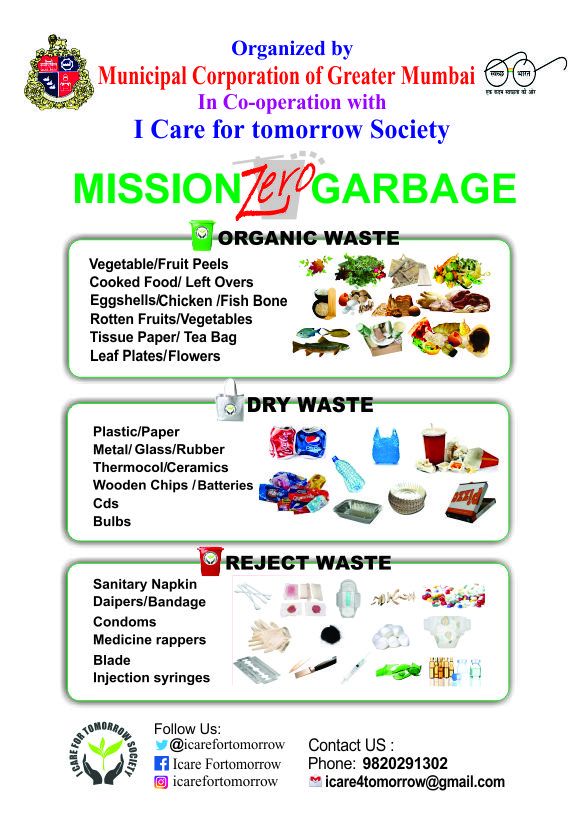 Icare4tomorrow's tweet photo. We are overwhelmed by the support extended by @MCGMswm, @bmcmumbai to to accomplish our #MissionZeroGarbage and make a #Plasticfreesociety https://t.co/OdQ7FtFd0B