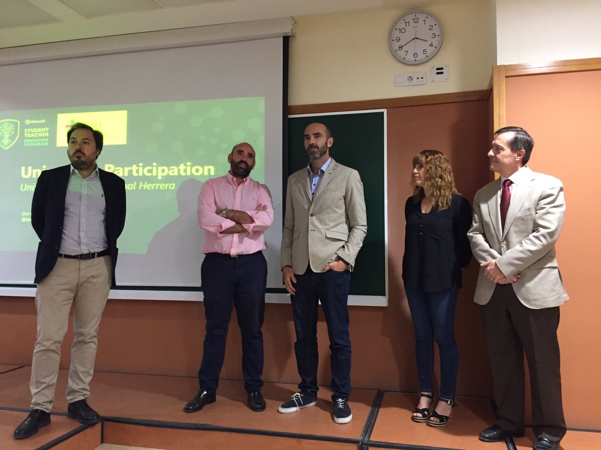 magisterioUCH's tweet photo. Presentación del Programa Student Teacher Education  Program de Microsoft en la @uchceu @magisterioUCH https://t.co/Io4eKx0Fdn