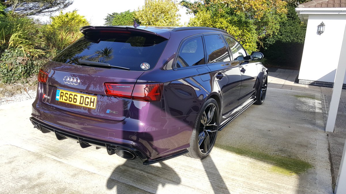 PlatDetailSW's tweet image. Audi RS6 - stunning colour, running approx 720BHP, sounds epic! Completed yesterday in Cornwall.