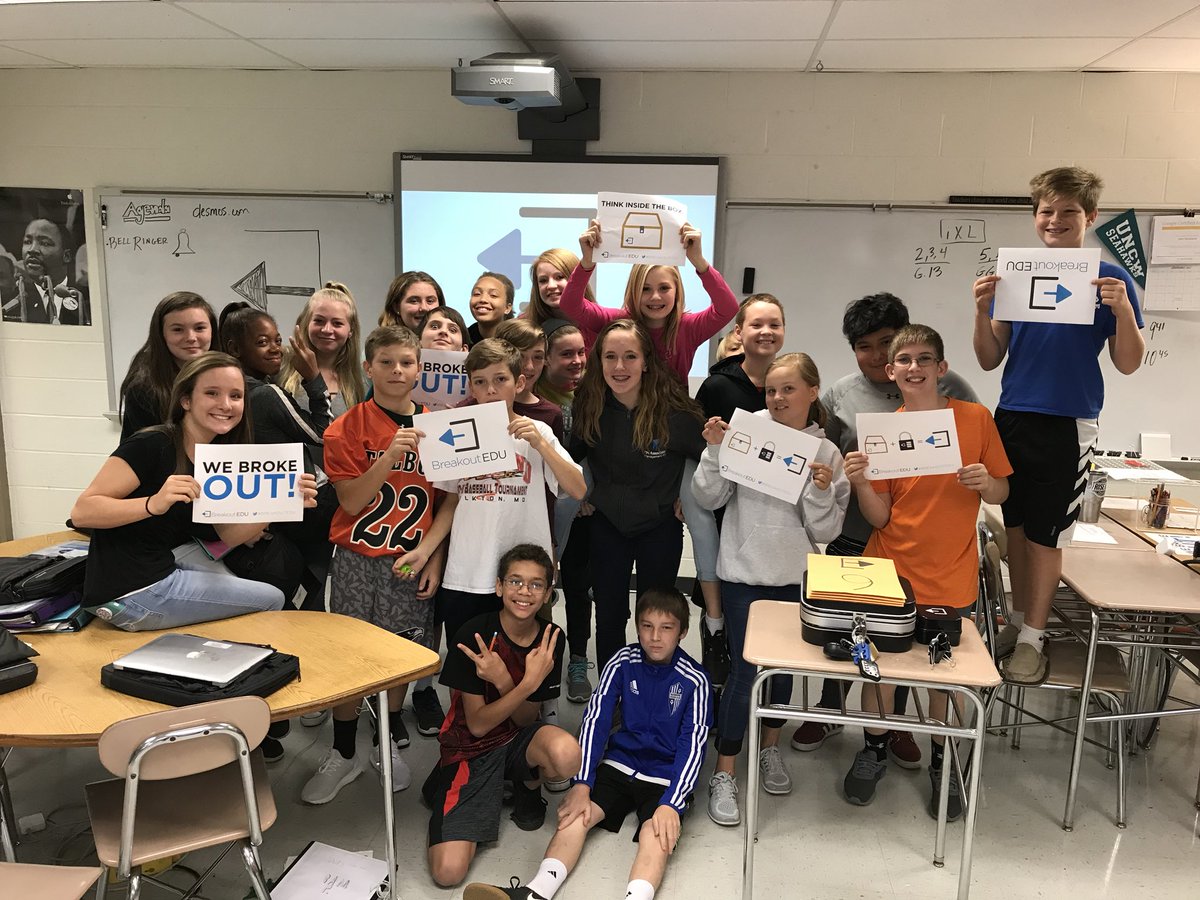 strickstweets's tweet photo. 6th Period Broke out! #breakoutedu #tcpsunlimited @EMS_TCPS @MrsAStrickland @shep_MD https://t.co/A4aFKrcTaV