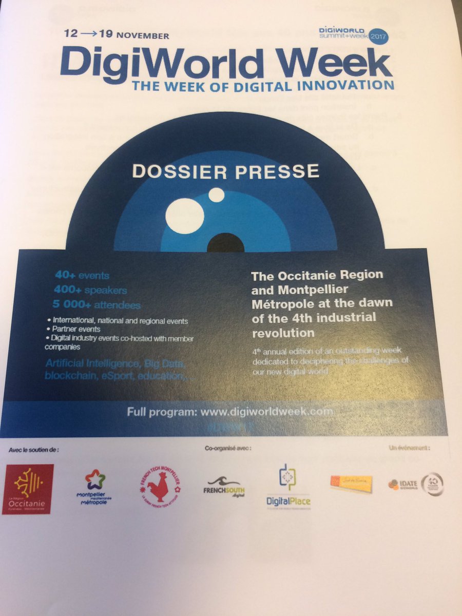 Lo_Beaufort's tweet photo. #DigiWorldWeek @NadiaPellefigue en profite pour encourager à plus de présence de #femmes du #numerique. https://t.co/HndVfnDc1P