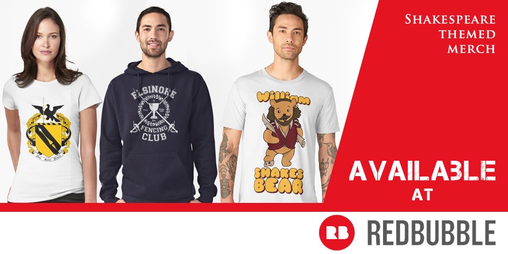 MerchHare's tweet image. Just added some geeky Shakespeare-merch to @redbubble ! redbubble.com/people/MerchHa…
#Shakespeare #merch #theatre